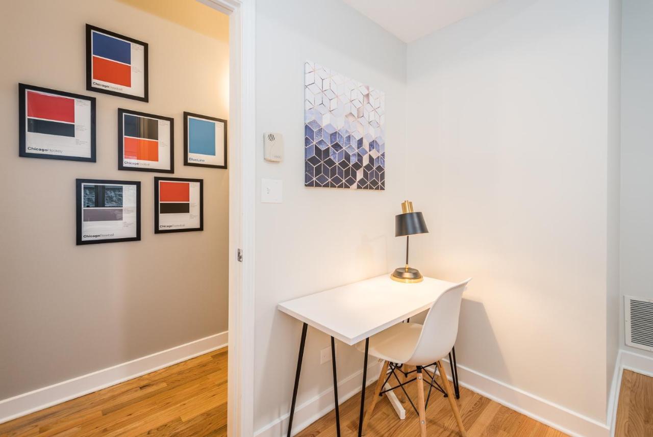 Vibrant And Modern 2-Bedroom Home Near Downtown Chicago Eksteriør bilde