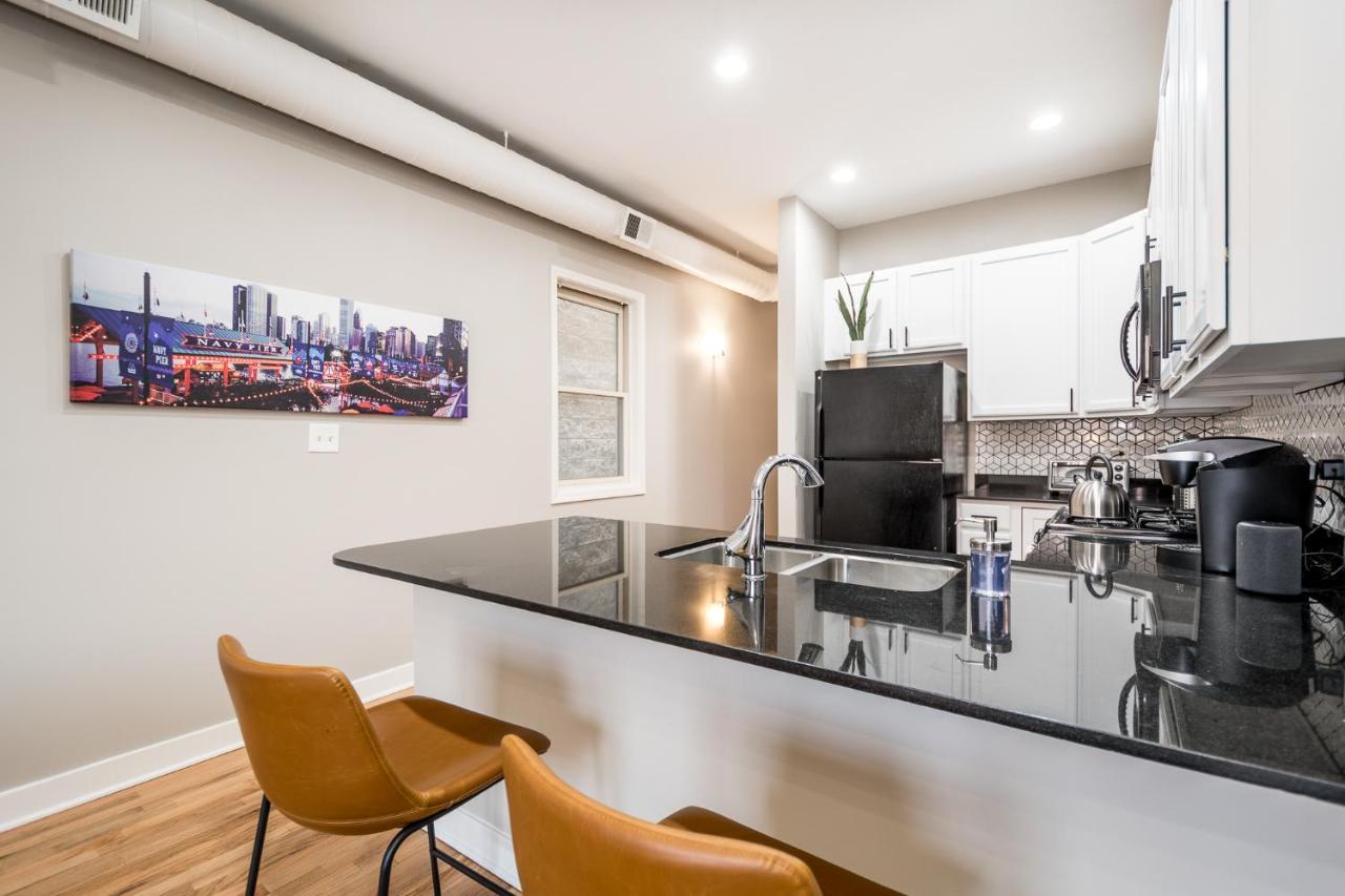 Vibrant And Modern 2-Bedroom Home Near Downtown Chicago Eksteriør bilde