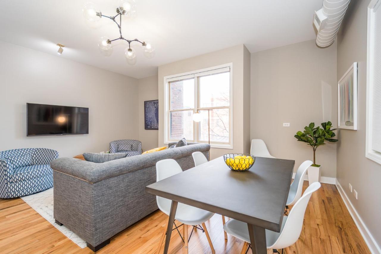 Vibrant And Modern 2-Bedroom Home Near Downtown Chicago Eksteriør bilde