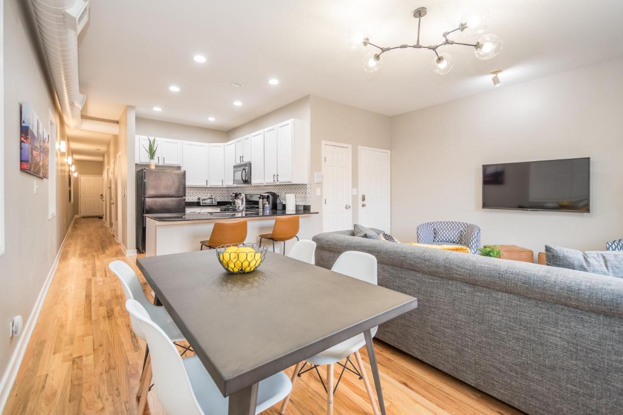 Vibrant And Modern 2-Bedroom Home Near Downtown Chicago Eksteriør bilde